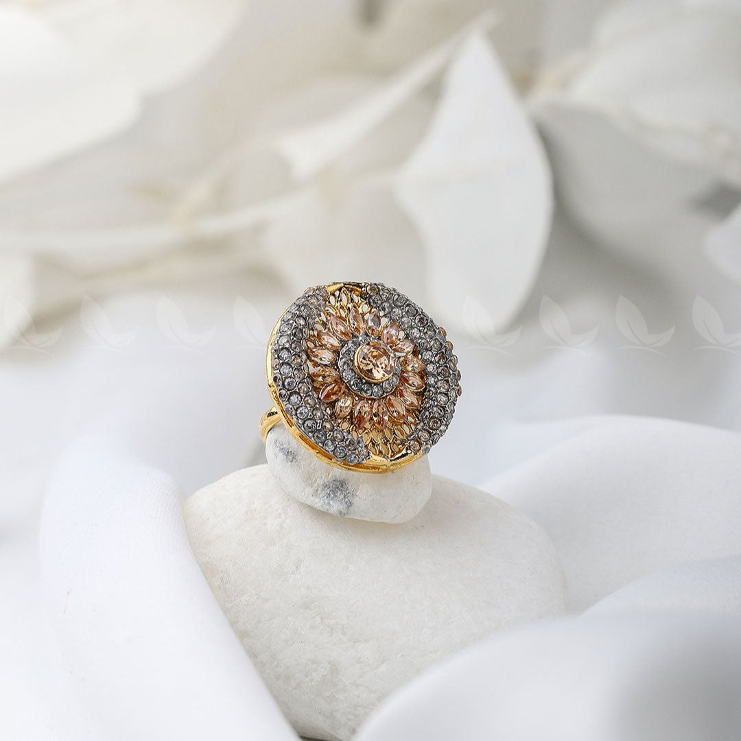 Zircon Cluster Ring-8245