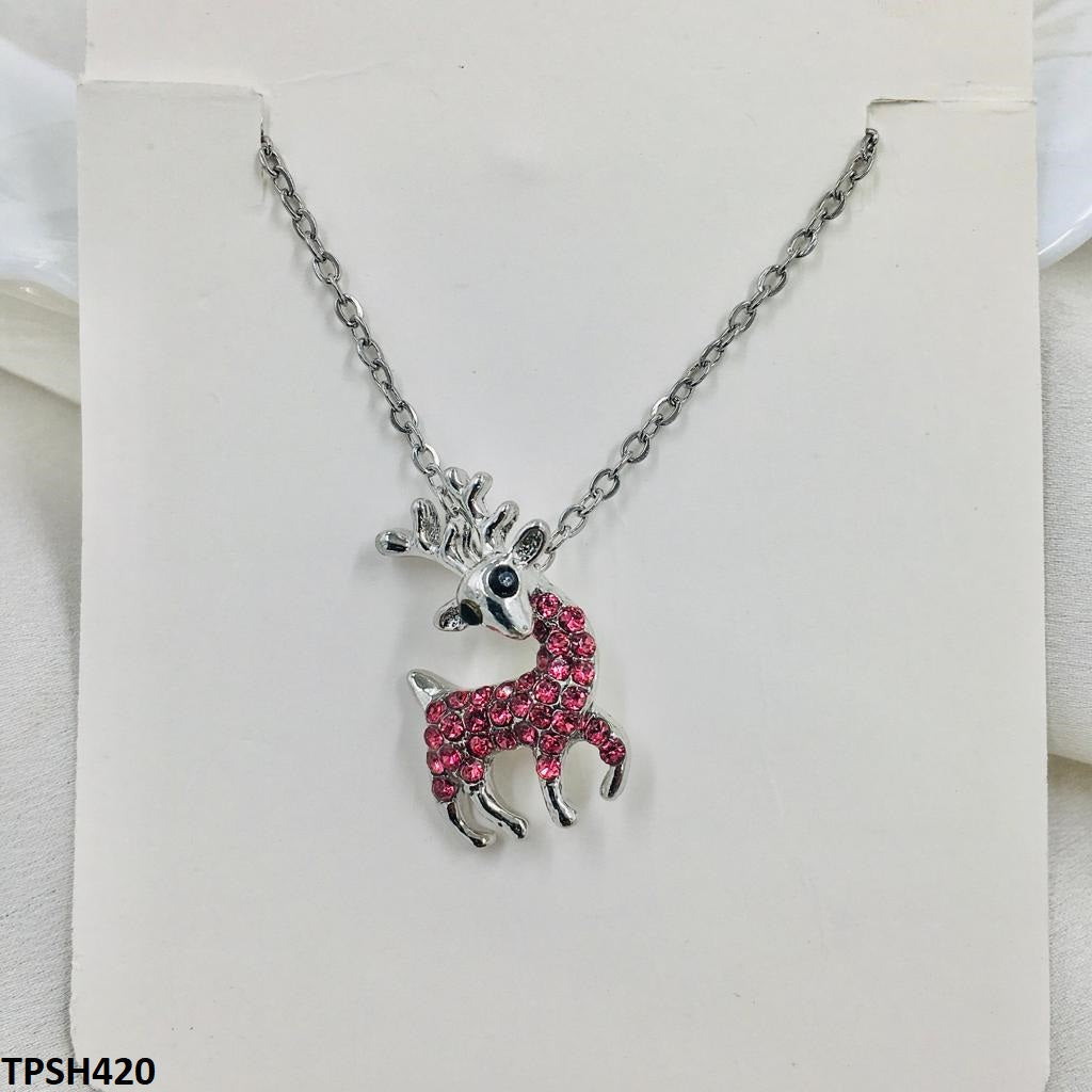 TPSH420 ZXS Reindeer Pendent With Chain - CPSH