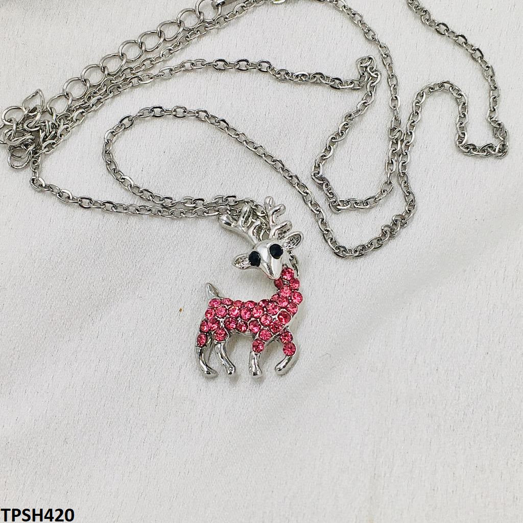 TPSH420 ZXS Reindeer Pendent With Chain - CPSH