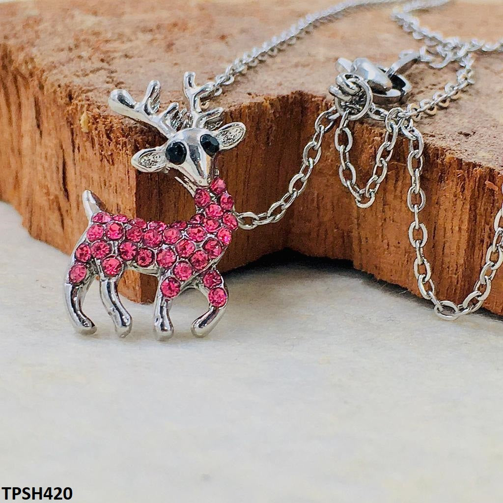 TPSH420 ZXS Reindeer Pendent With Chain - CPSH